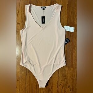 Express V-neck thong body suit